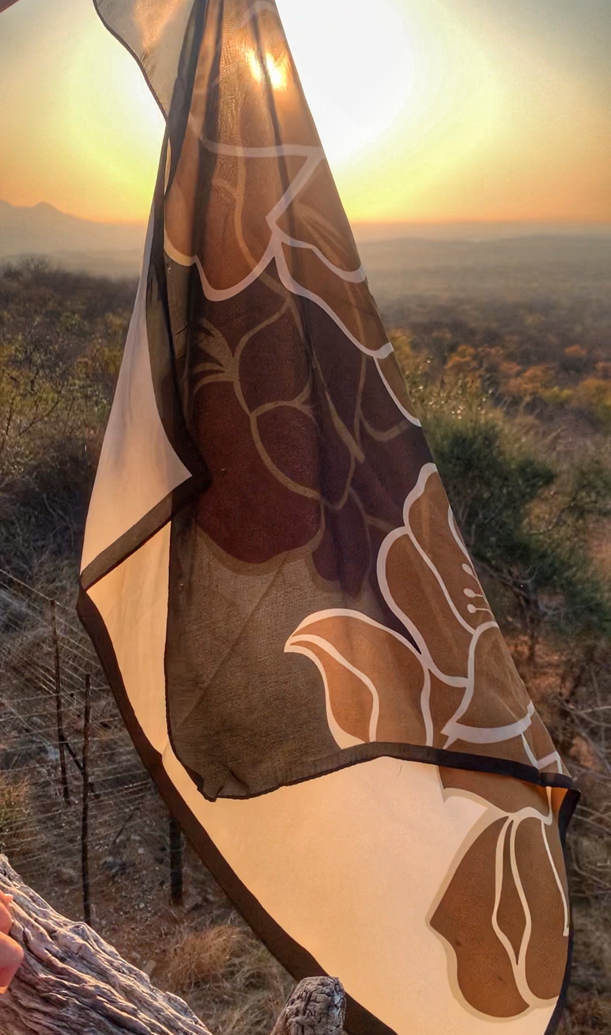 THE AFRICAN HIBISCUS SCARF